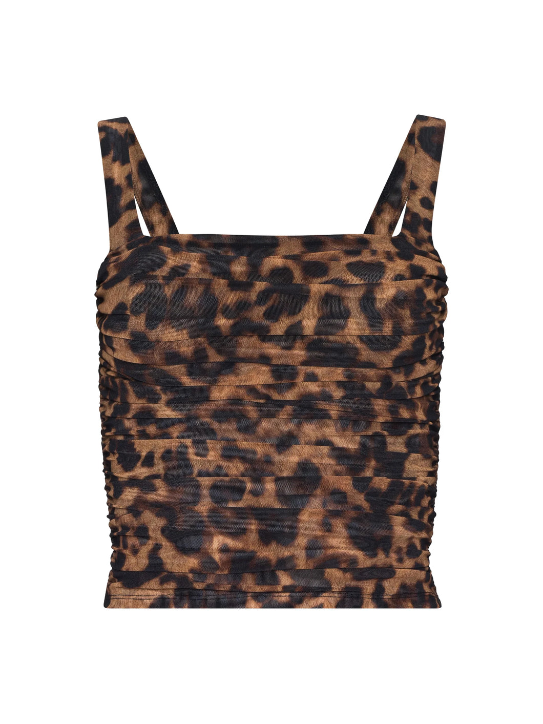 Rasha Shirred Mesh Tank