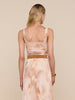 Rasha Shirred Mesh Tank
