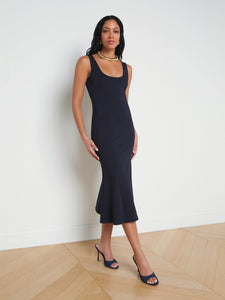 Bisous Flared Sleeveless Dress