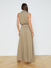 Load image into Gallery viewer, Mayer Military Maxi Dress

