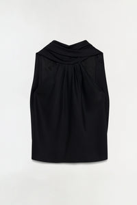 Scarlett Satin Cape Top