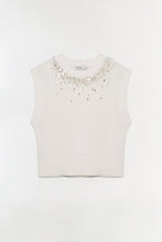 Load image into Gallery viewer, Candra Embellished Knit Vest

