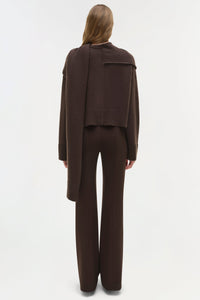 Elson Wool Cashmere Scarf Sweater