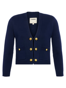 Catie V-Neck Knit Blazer