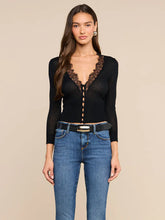 Eluna Lace Detail Cardigan Top