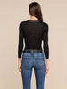 Eluna Lace Detail Cardigan Top