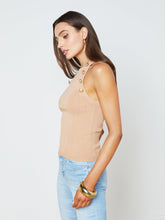 Load image into Gallery viewer, Rosemary High Neck Button Tank
