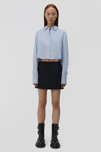 Renata Crop Button Shirt