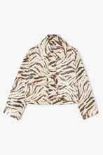 Load image into Gallery viewer, Jacket in Laminated Zebra
