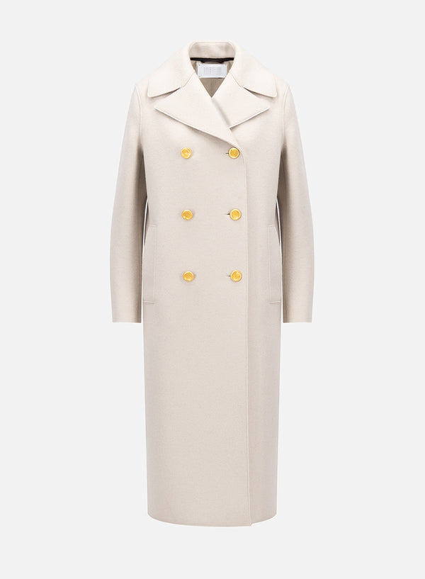 アウターその他 HARRIS WHARF LONDON Women Outer A2220PPR White harris_wharf_women_cropped_tre