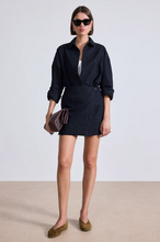 Load image into Gallery viewer, La Reina Mini Shirt Dress
