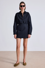 Load image into Gallery viewer, La Reina Mini Shirt Dress
