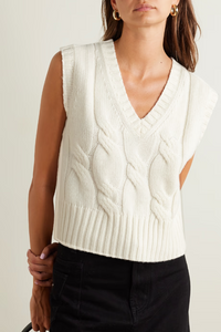 V-Pullunder Cashmere Sweater Vest