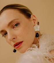 Load image into Gallery viewer, Paper White Earrings
