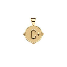 Load image into Gallery viewer, JW Letter Coin Necklace
