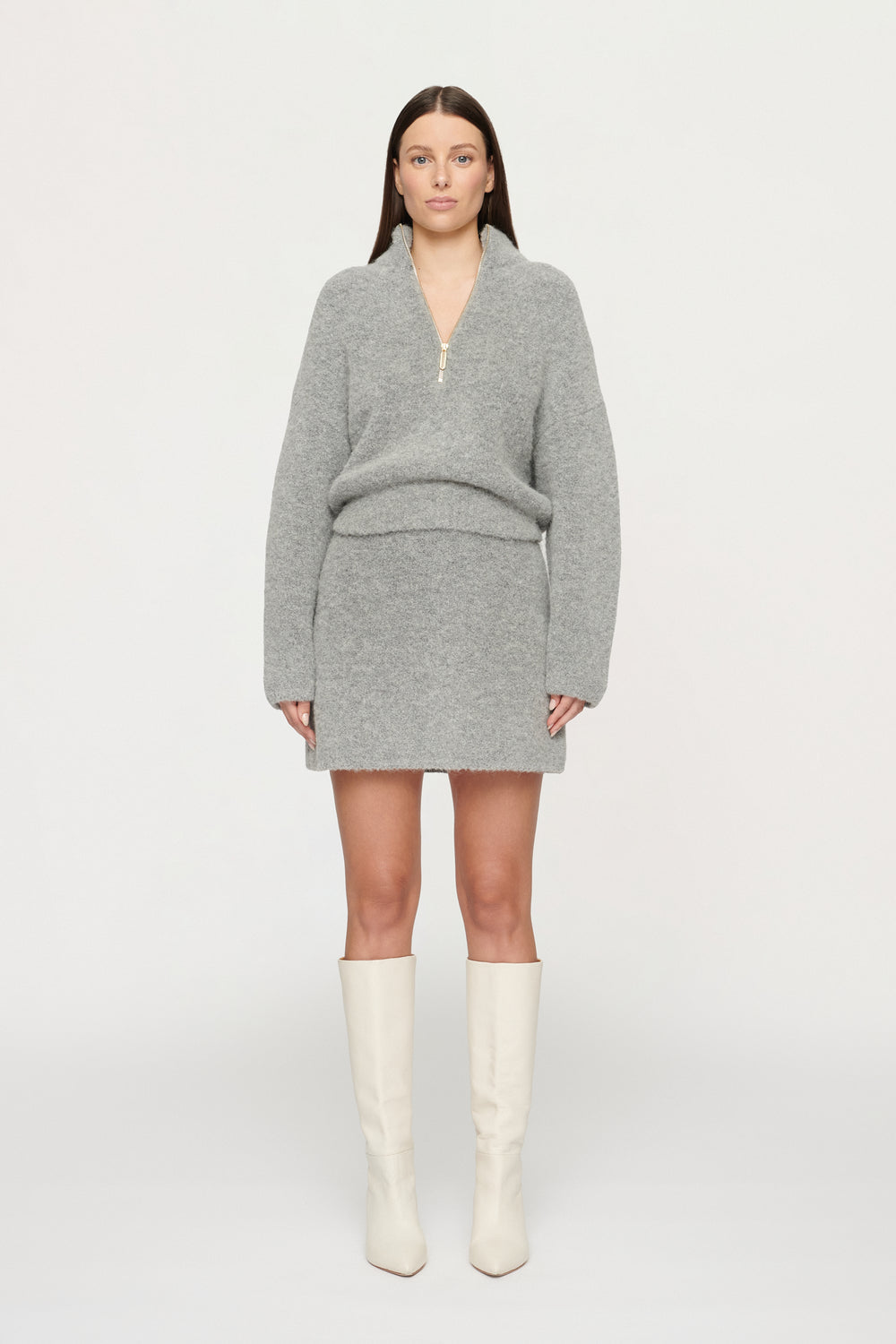 Boyd Boucle Half Zip Sweater