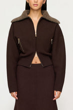 Load image into Gallery viewer, Dakota Boiled Wool Bomber
