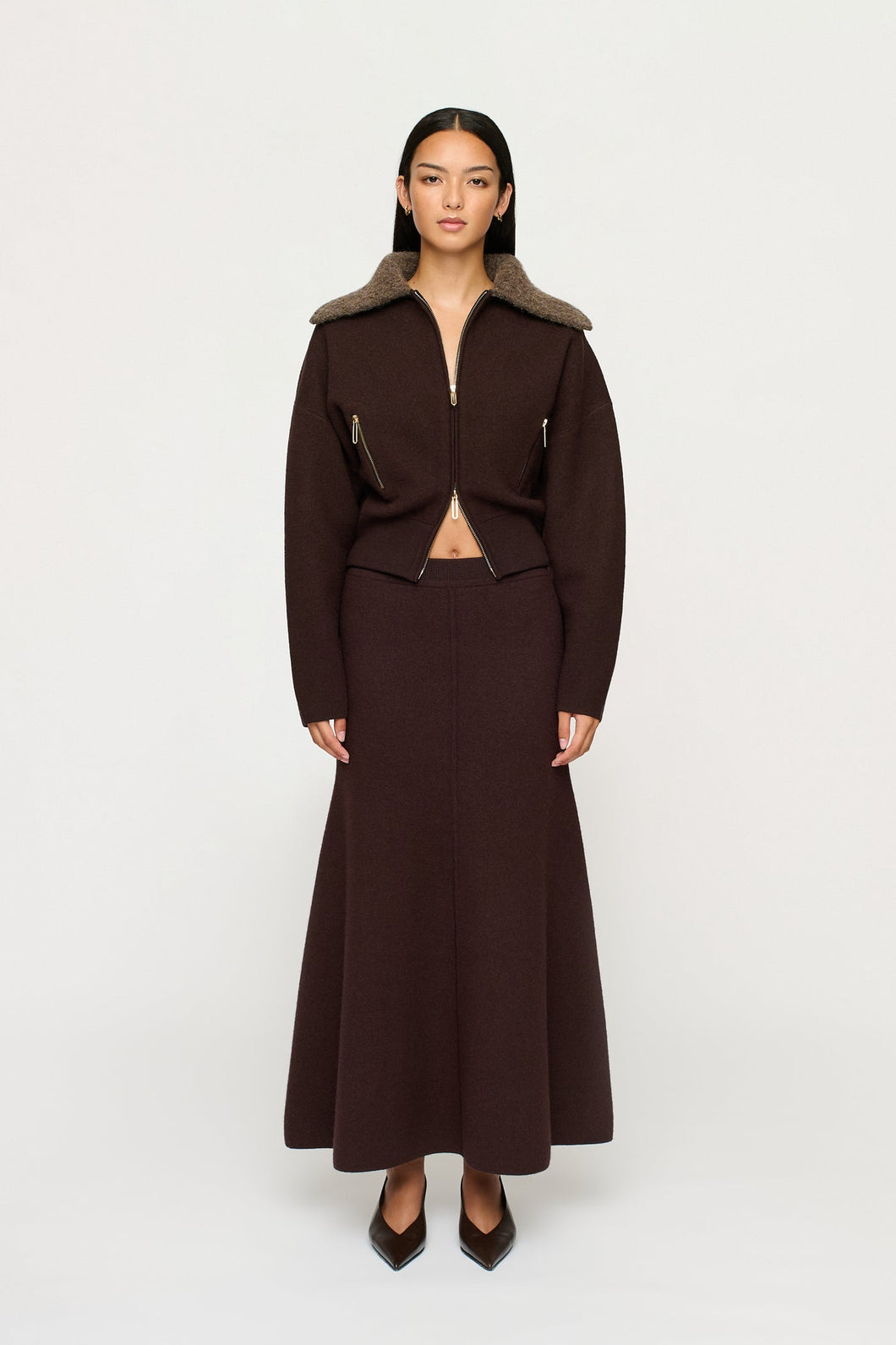 Dakota Boiled Wool Bomber