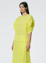 Load image into Gallery viewer, Italian Sporty Nylon Shirred Sleeve Top

