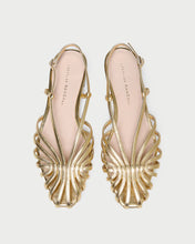 Load image into Gallery viewer, Devon Gold Slingback Sandal
