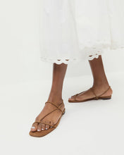 Load image into Gallery viewer, Eleanor Cacao Suede Strappy Sandal
