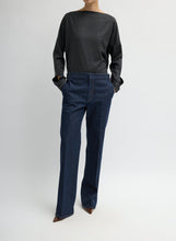 Indigo Denim Pat Trouser Jean