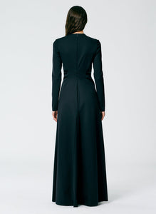 Compact Ultra Stretch Knit Lean Maxi Gown