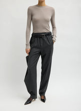 Cozy Flannel Side Drape Pant