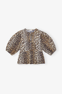 Printed Cotton Poplin Tie Blouse (Best-Seller Restocked!)