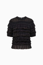 Mabel Short Sleeve Silk Top