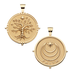 Faith JW Original Pendant Coin Necklace