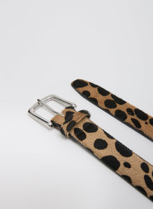 Classic Pony Hair Leather Belt