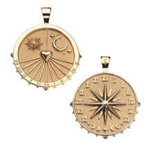 Load image into Gallery viewer, Forever Sundial Pendant Coin
