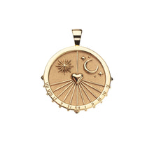 Load image into Gallery viewer, Forever Sundial Pendant Coin
