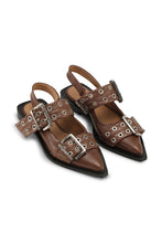 Load image into Gallery viewer, Chunky Buckle Ballerina Flats

