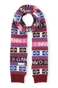 Graphic Wool Scarf