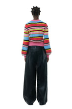 Load image into Gallery viewer, Striped Soft Wool O-Neck Sweater
