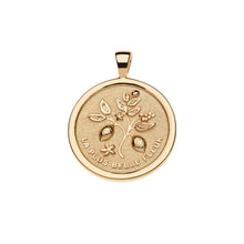 GRATITUDE JW Original Pendant Coin On 18" Drawn Link Chain