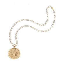 GRATITUDE JW Original Pendant Coin On 18" Drawn Link Chain