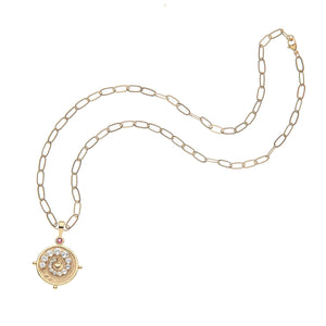 Inspiration Petite Embellished Coin Necklace