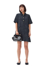 Load image into Gallery viewer, Fluffy Denim Mini Dress
