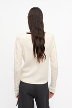 Load image into Gallery viewer, Cashmere Mix Tie String Cardigan
