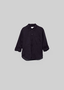 Kayla Shrunken Linen Shirt