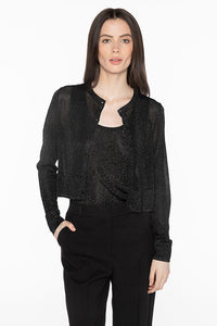 Shimmer Crop Cardigan