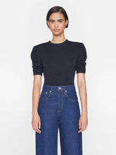 Load image into Gallery viewer, Ruched Sleeve Cashmere Sweater
