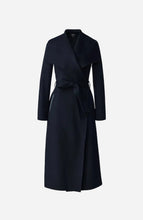 MAI Wool Wrap Coat - Black
