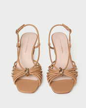 Load image into Gallery viewer, Minna Dune Leather Heeled Sandal
