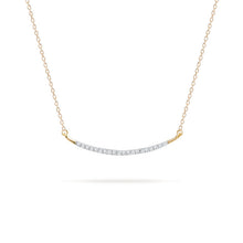 Load image into Gallery viewer, Large Pavé Curve Necklace
