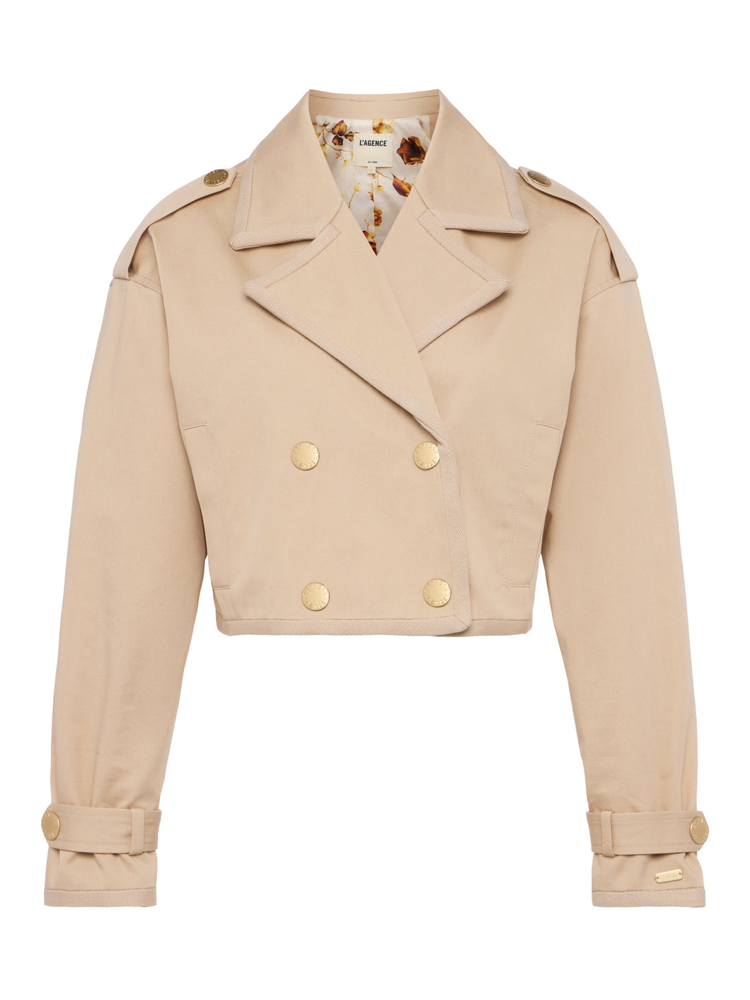 Kento Cropped Trench Coat