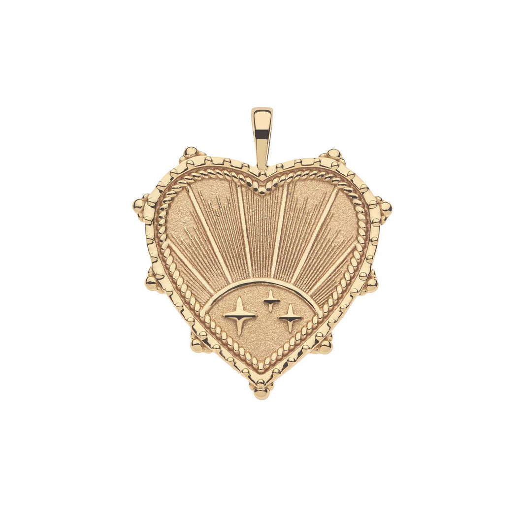 Strong JW Heart Pendant